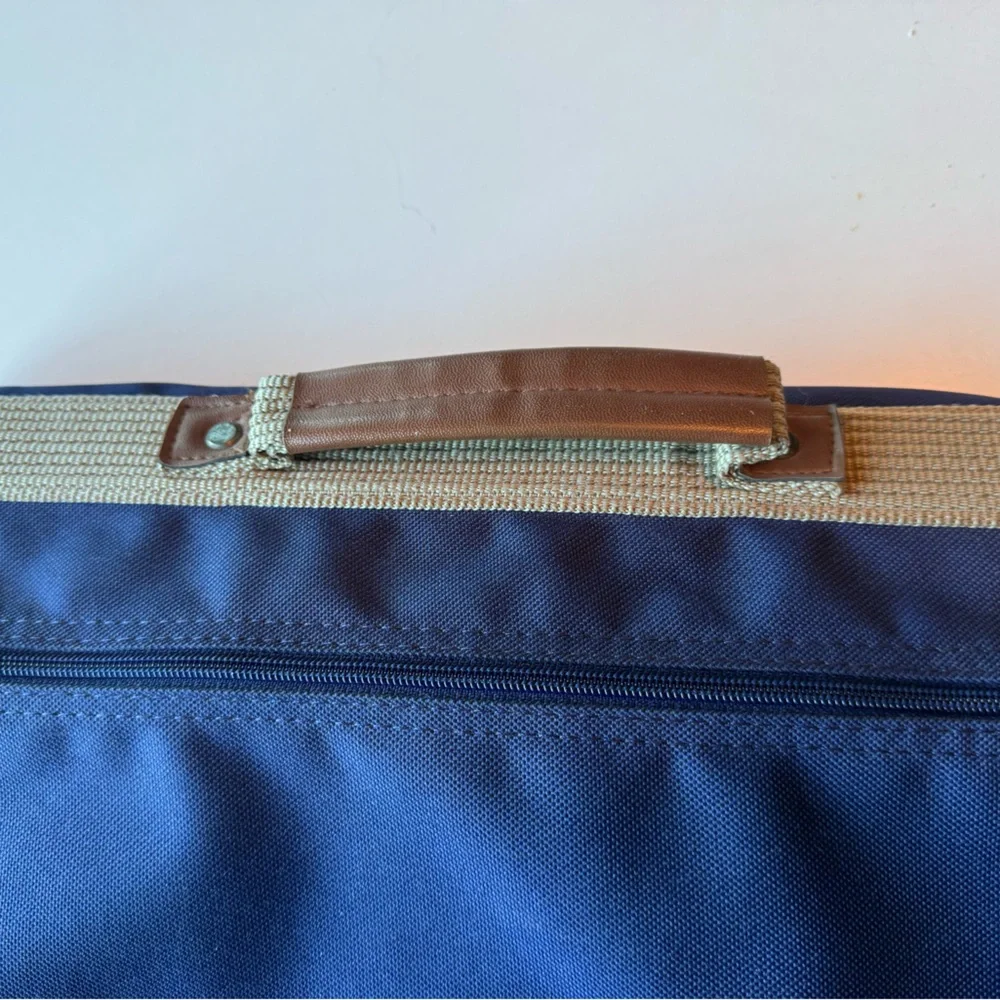 Vintage Motorola Cell Phones Blue Men’s Laptop Briefcase Attaché Bag MINTY Promo
